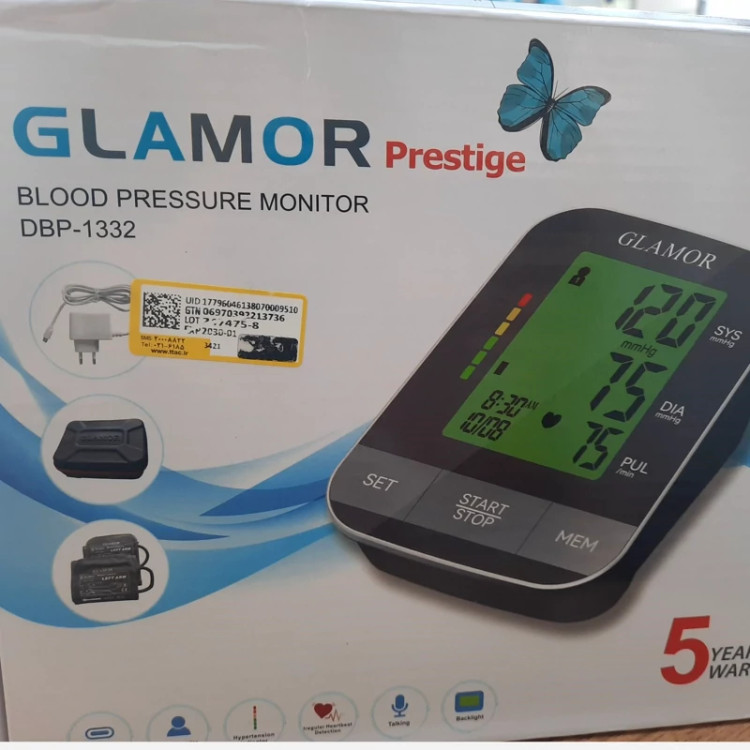 فشارسنج بازویی دیجیتال گلامور مدل DBP-1332 (پس کرایه)