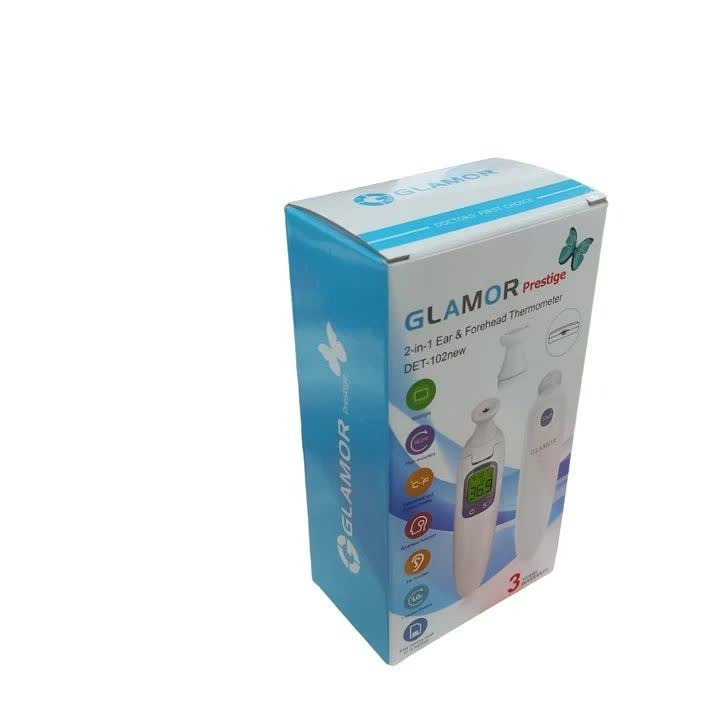 تب سنج گلامور مدل DET-102 NEW دو کاره (گوش و پیشانی) ارسال رایگان
