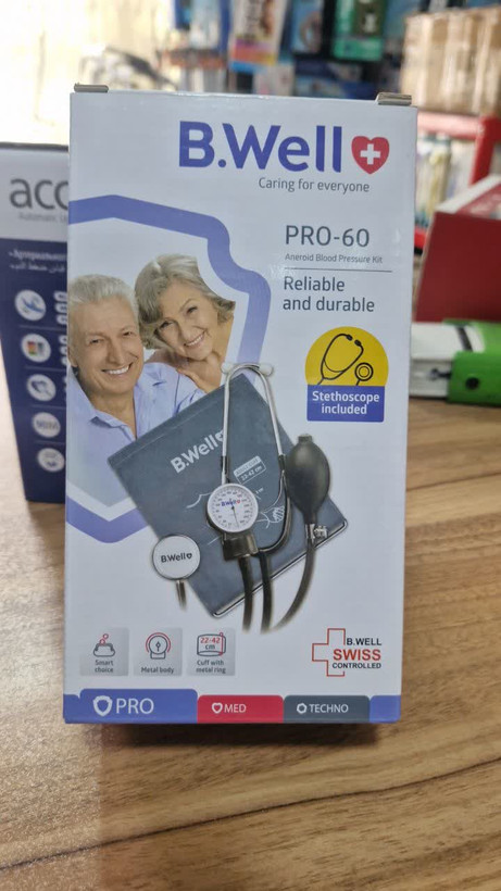 فشارسنج عقربه ای بی ول مدل PRO60 با گوشی
