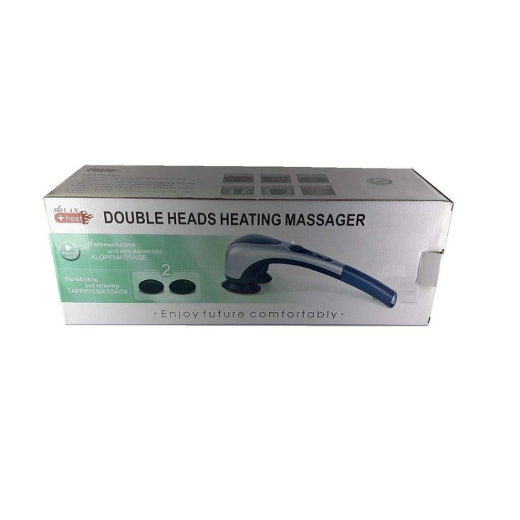 ماساژور ضربهای سولاکس مدل DOUBLE HEADS HEATING(ارسال رایگان)